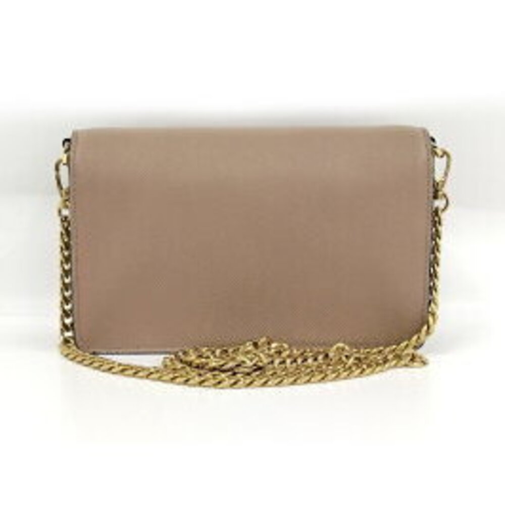 PRADA Chain Shoulder Bag Logo Leather - Picture 2 of 9